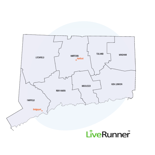 Connecticut-map