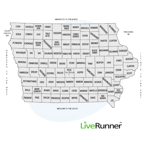 Iowa-map