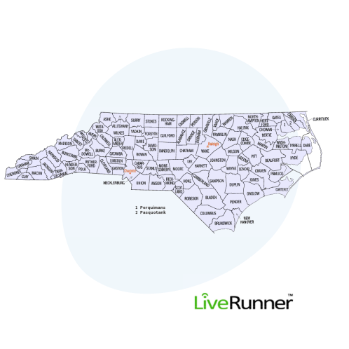 North Carolina-map