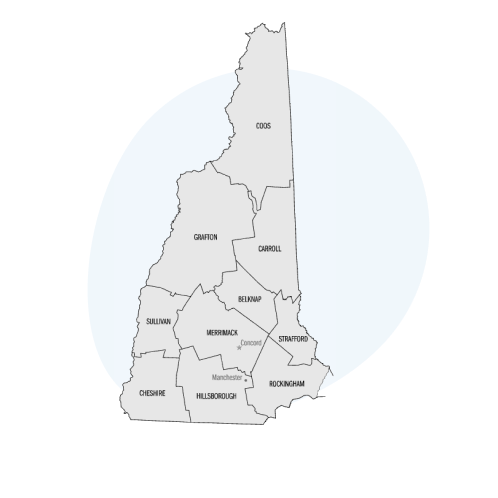 map-New Hampshire