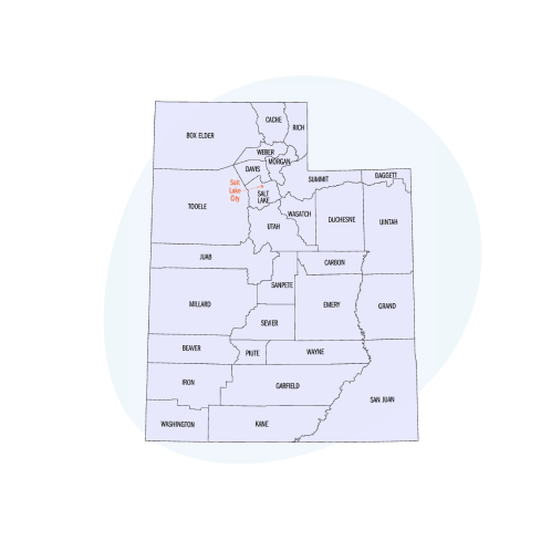 map-Utah