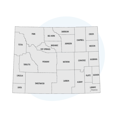 map Wyoming