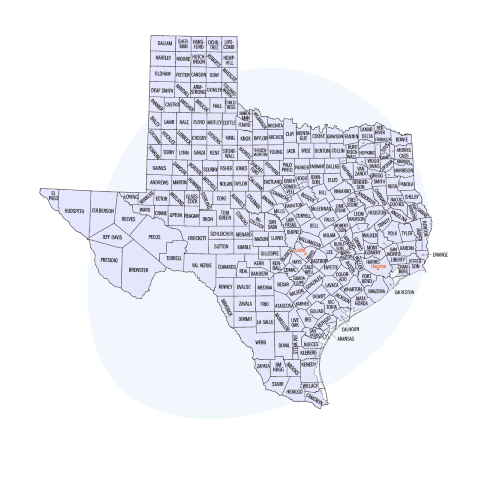 map-texas